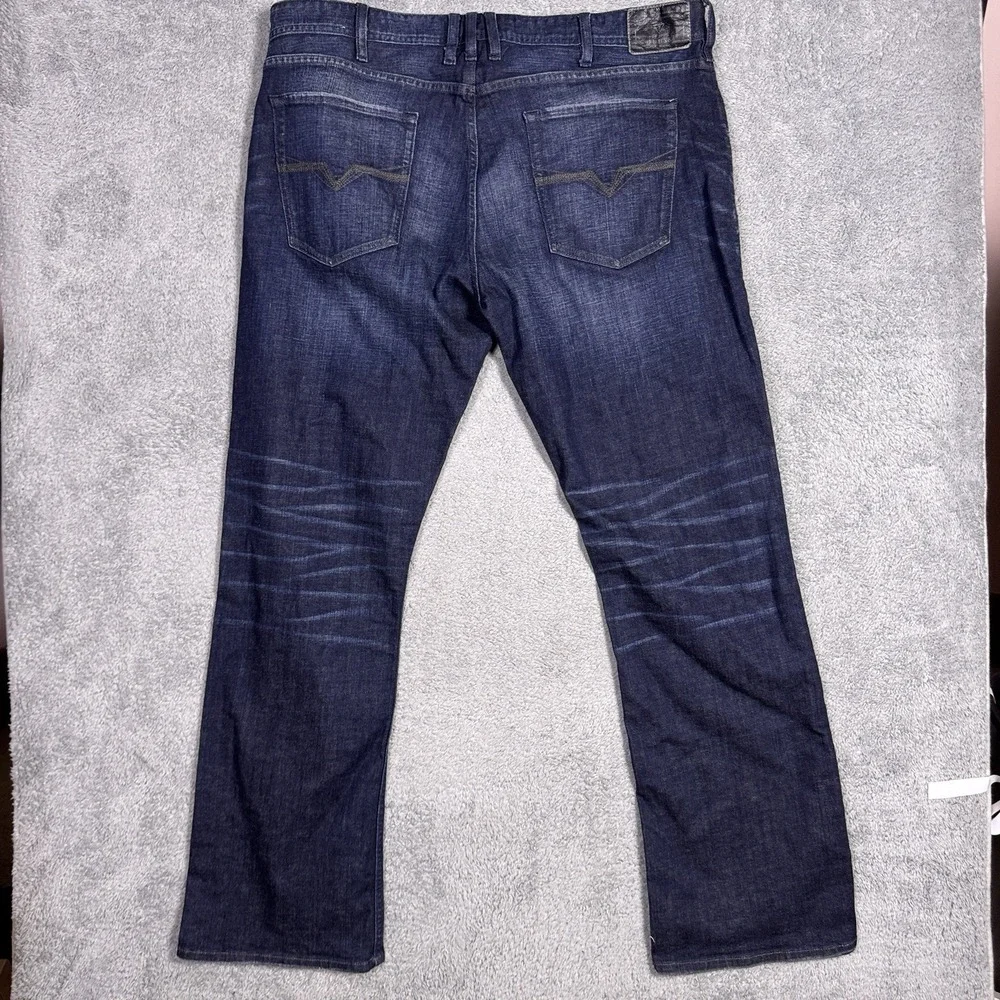 Guess Falcon Jeans Mens 40x32 Regular Boot Button Fly Dark Y2K Whisker